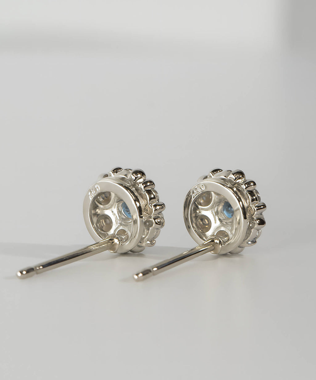 Aura Floral Diamond Earrings | NOELCA