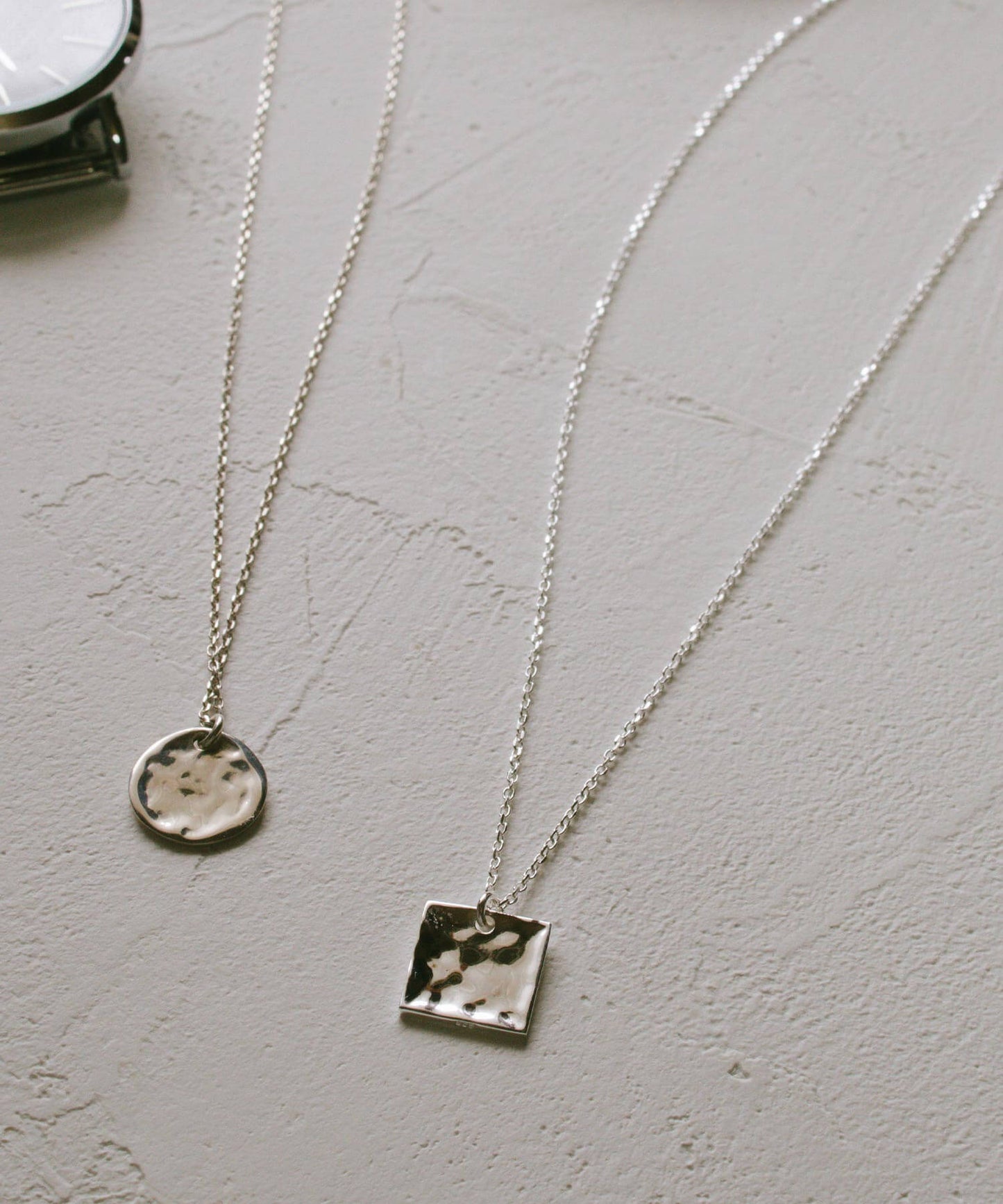 Silver925 Square Coin Necklace | NOVAC-SQ