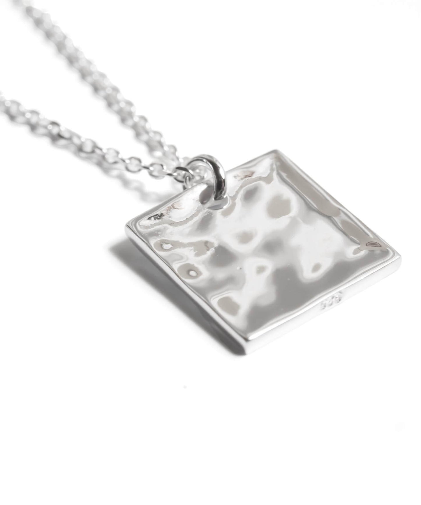 Silver925 Square Coin Necklace | NOVAC-SQ