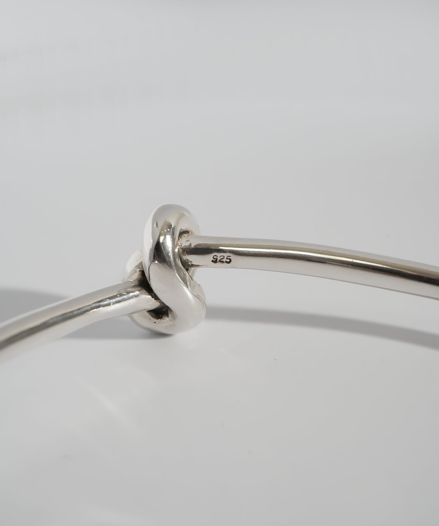 18K Gold Plated Sterling Silver Tight Knot Bangle | OBLIGA