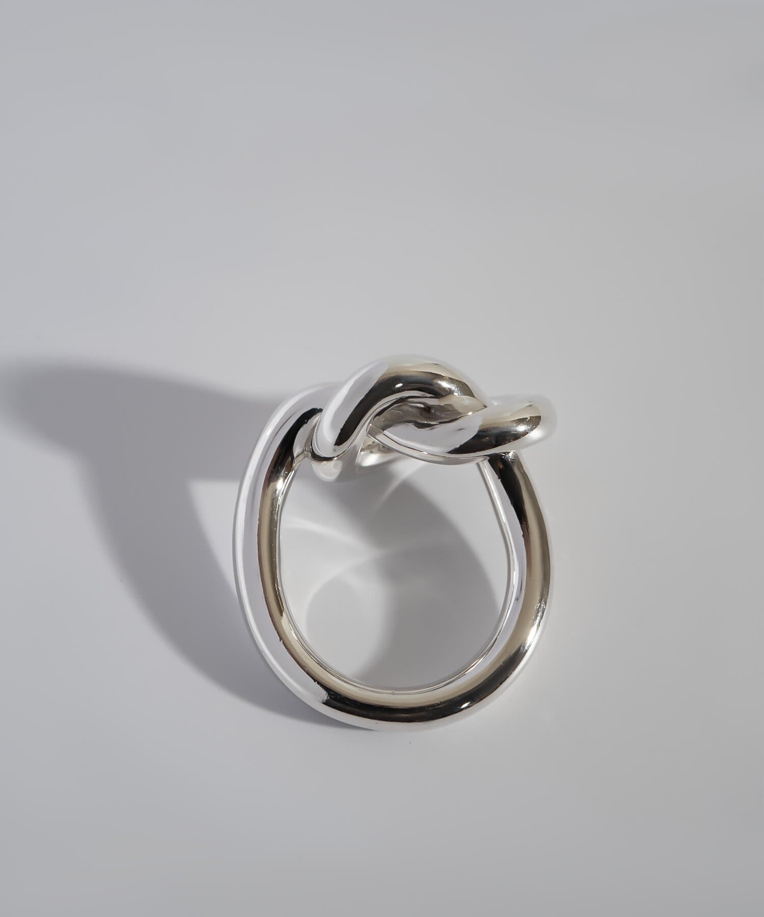 18K Gold Plated Sterling Silver Knot Ring | OBLIGA