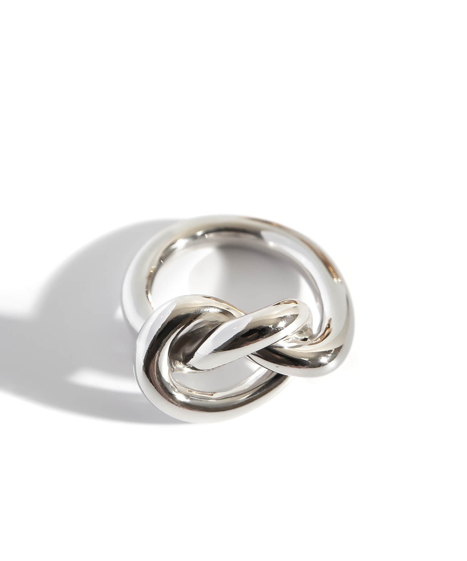 18K Gold Plated Sterling Silver Knot Ring | OBLIGA