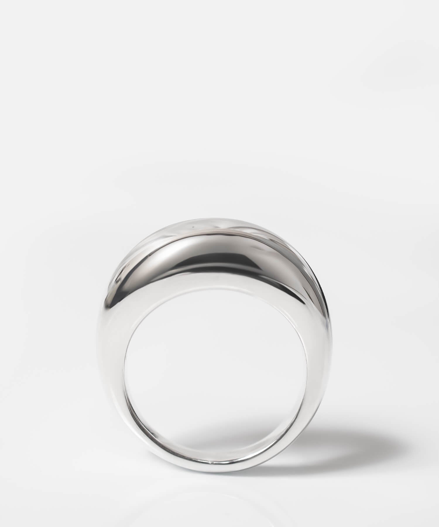 18K Gold Plated Sterling Silver Dome Ring | ORIFAR