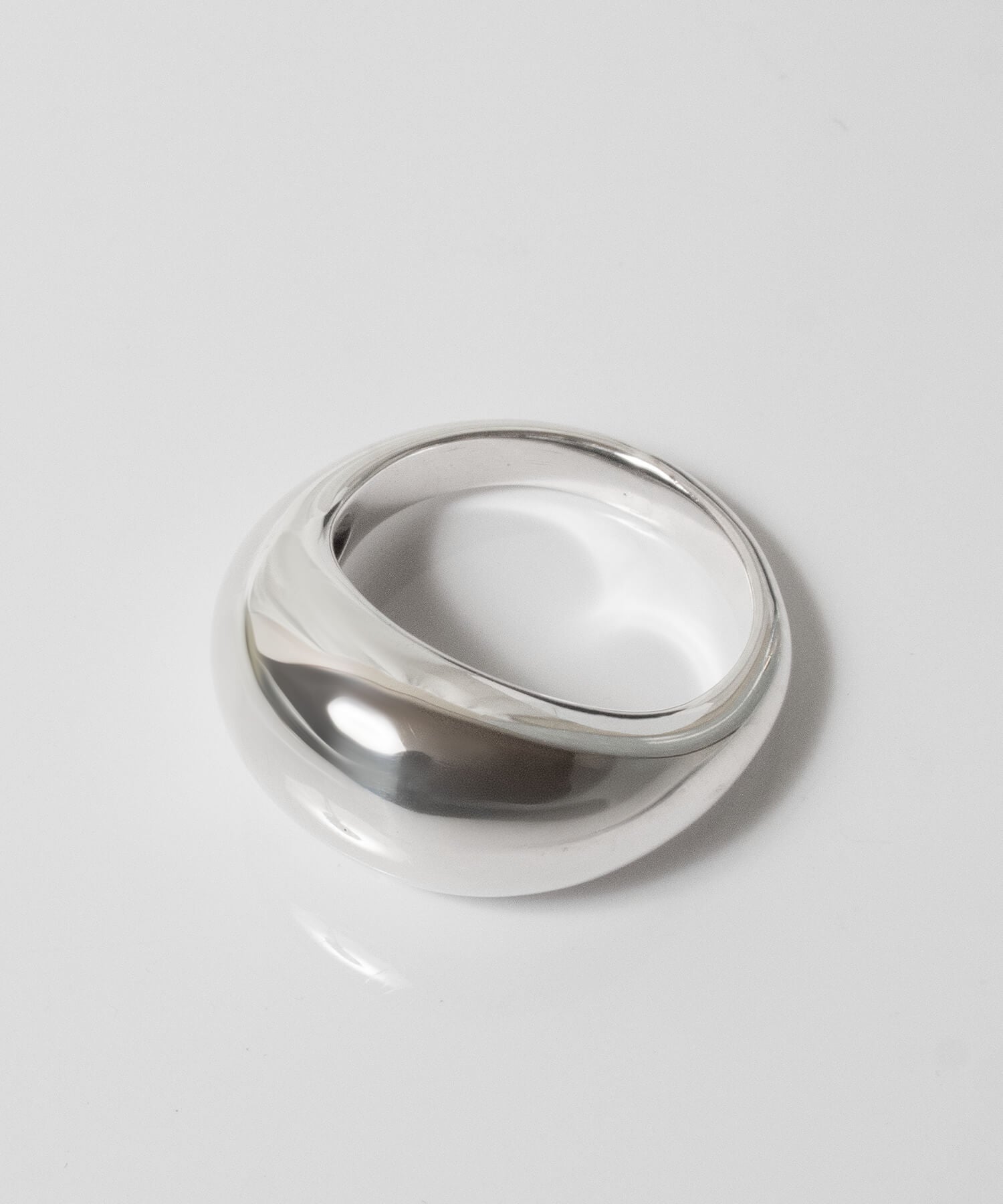 18K Gold Plated Sterling Silver Dome Ring | ORIFAR
