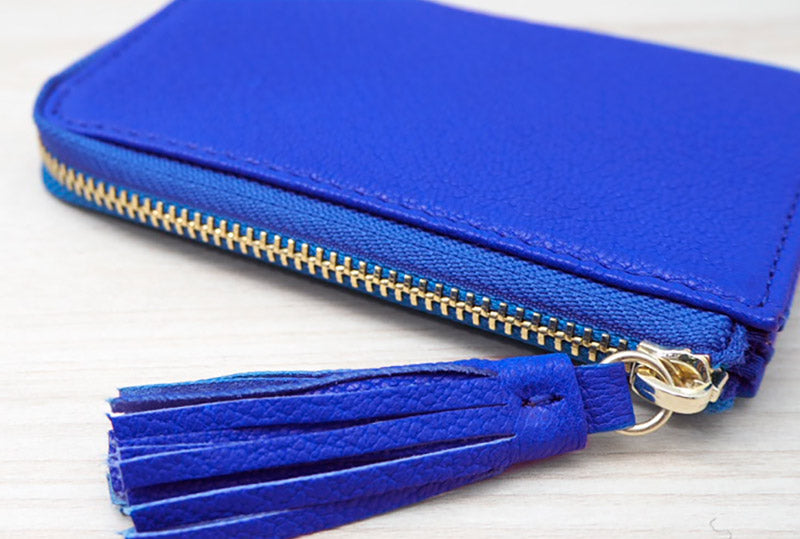 Real Goat Leather Coin Case | PETIT-PHEBE