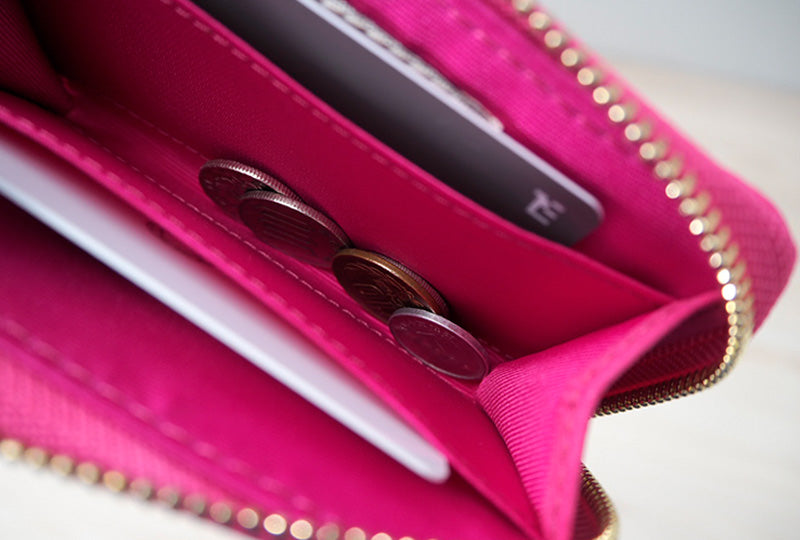 Real Goat Leather Coin Case | PETIT-PHEBE