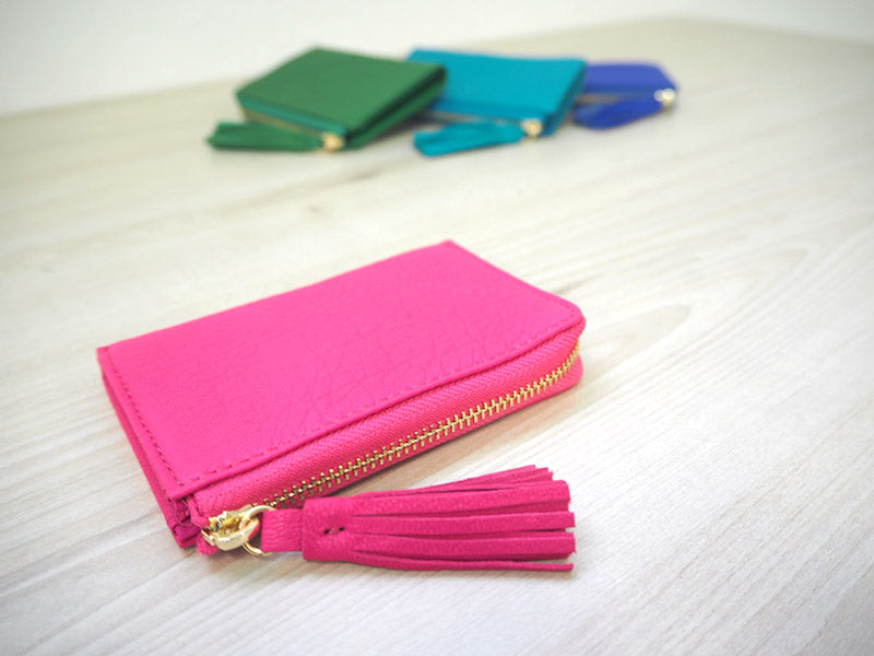 Real Goat Leather Coin Case | PETIT-PHEBE