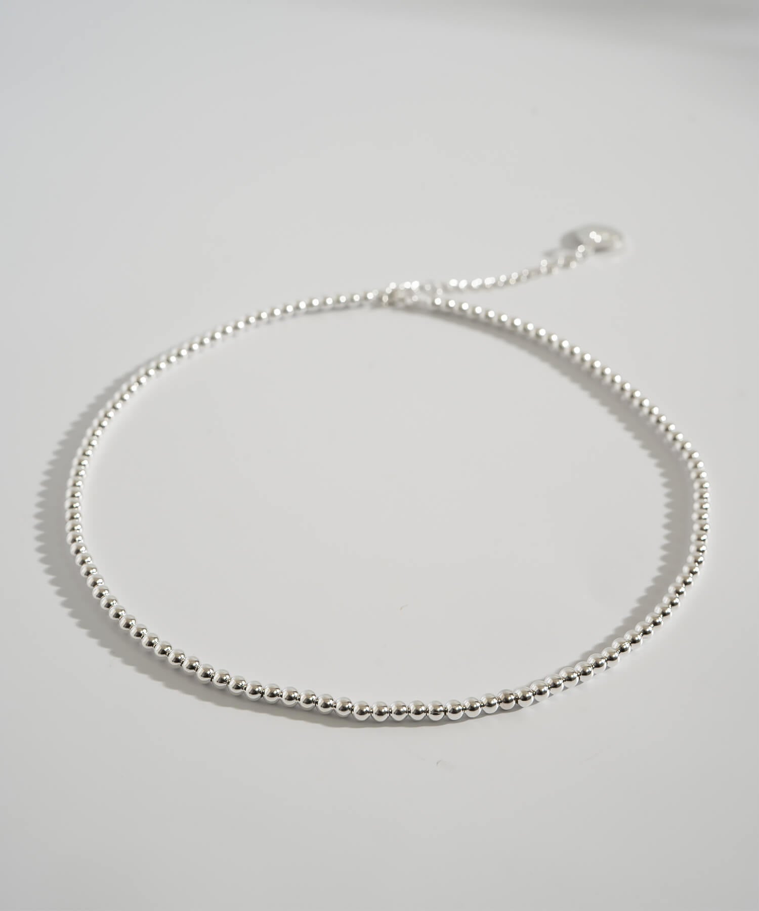 925 Sterling Silver Milli Grain Choker Necklace | PALMYLA-CHOKER