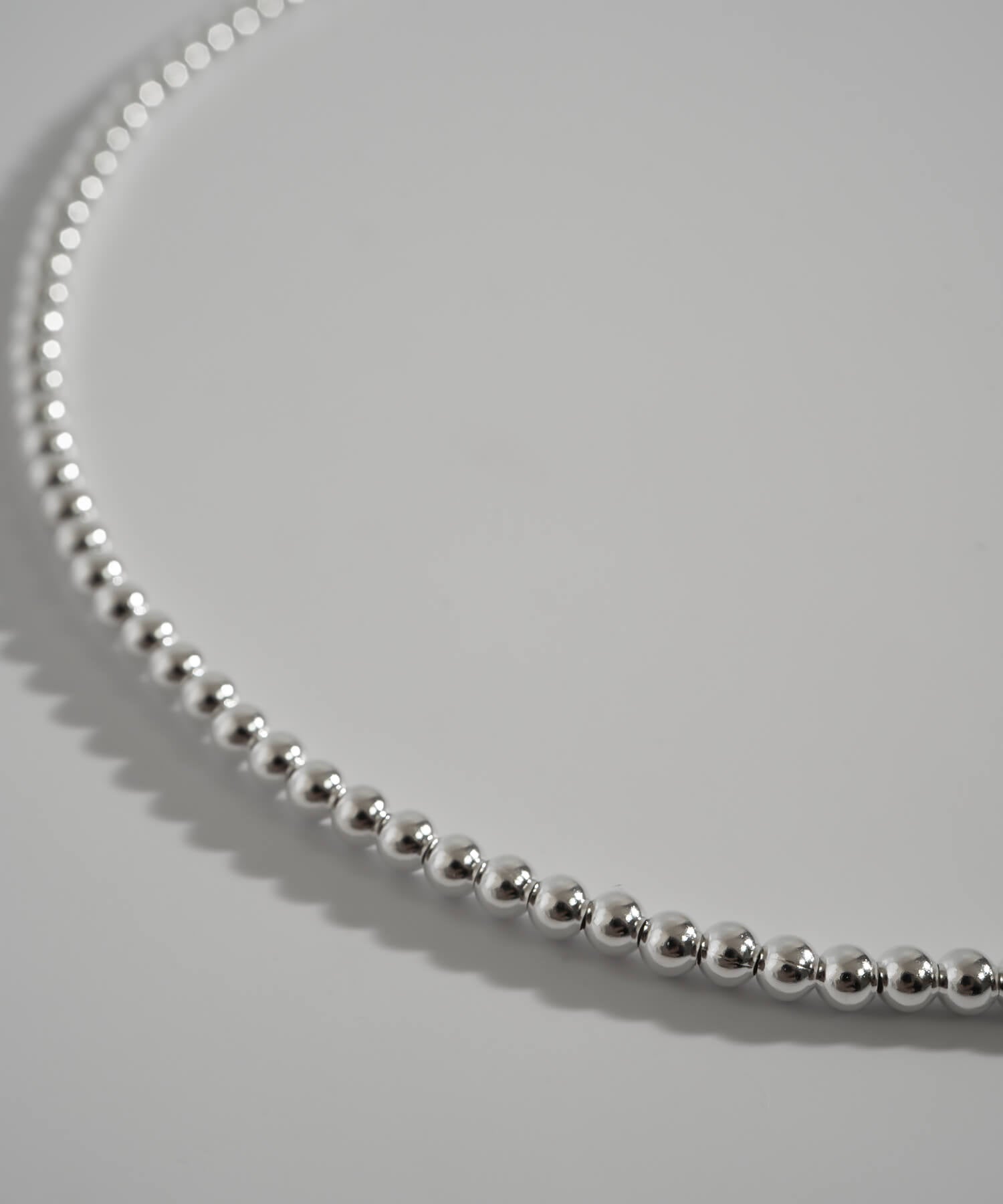 925 Sterling Silver Milli Grain Choker Necklace | PALMYLA-CHOKER