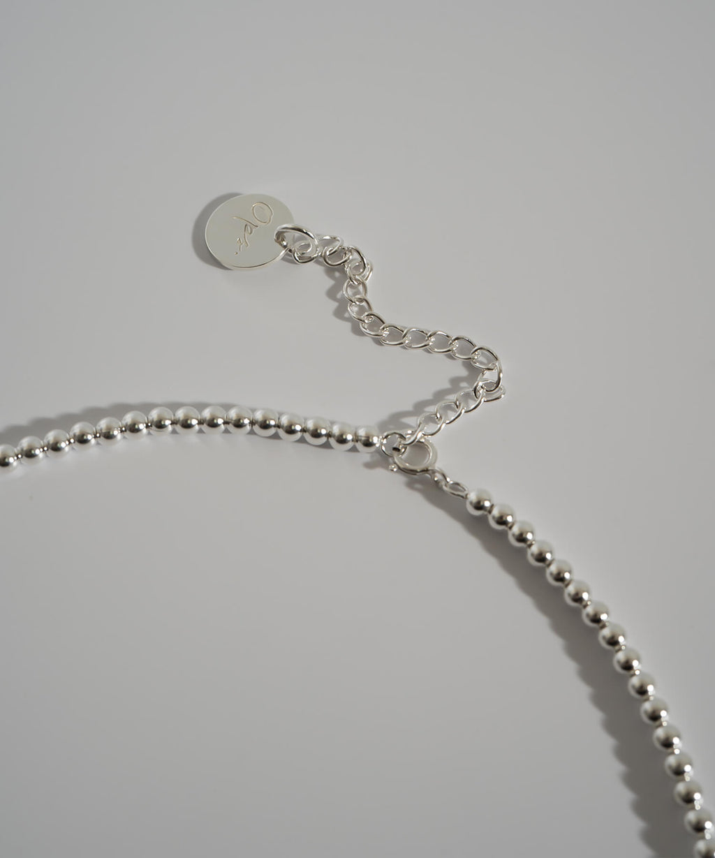 925 Sterling Silver Milli Grain Choker Necklace | PALMYLA-CHOKER