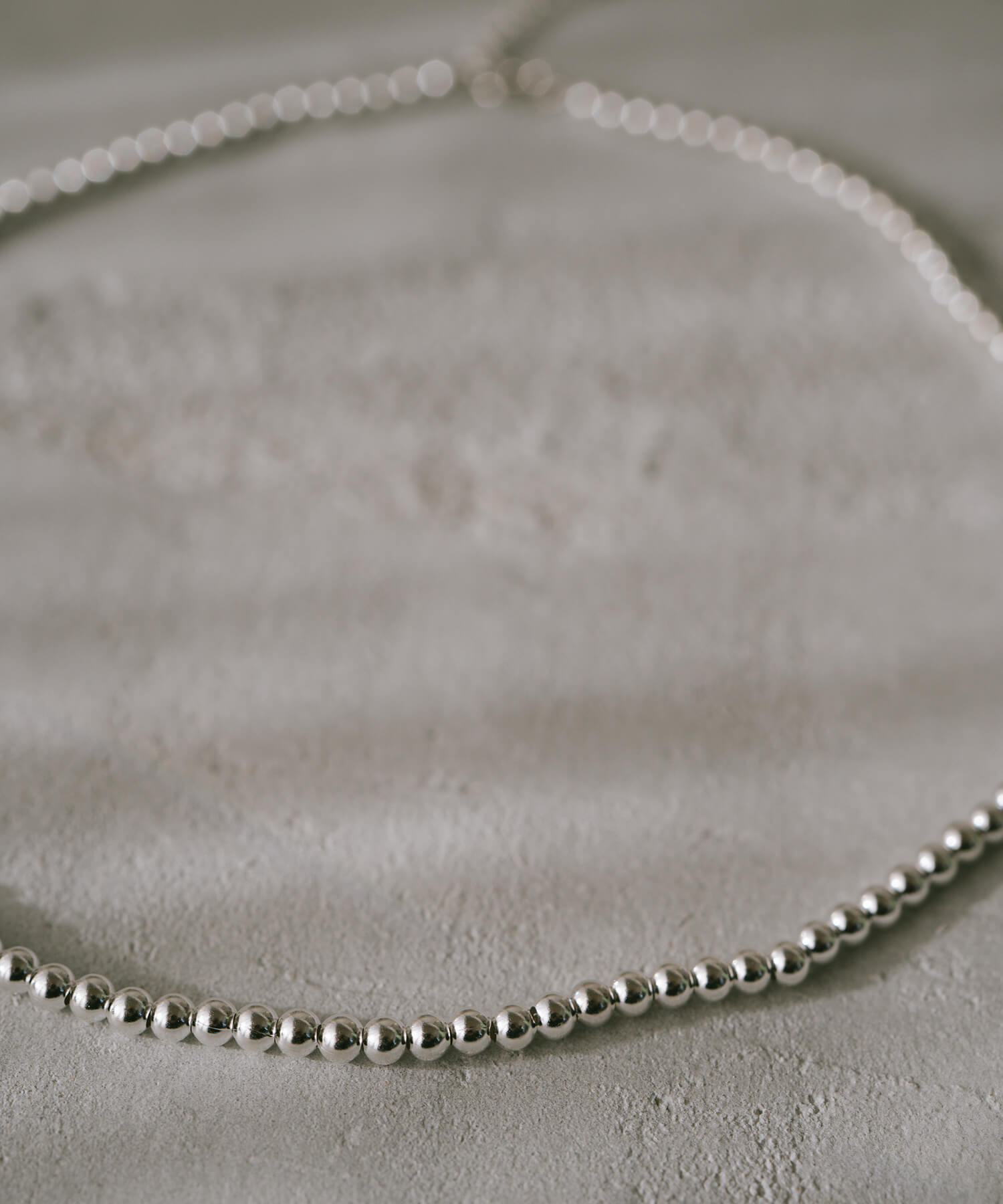 925 Sterling Silver Milli Grain Choker Necklace | PALMYLA-CHOKER