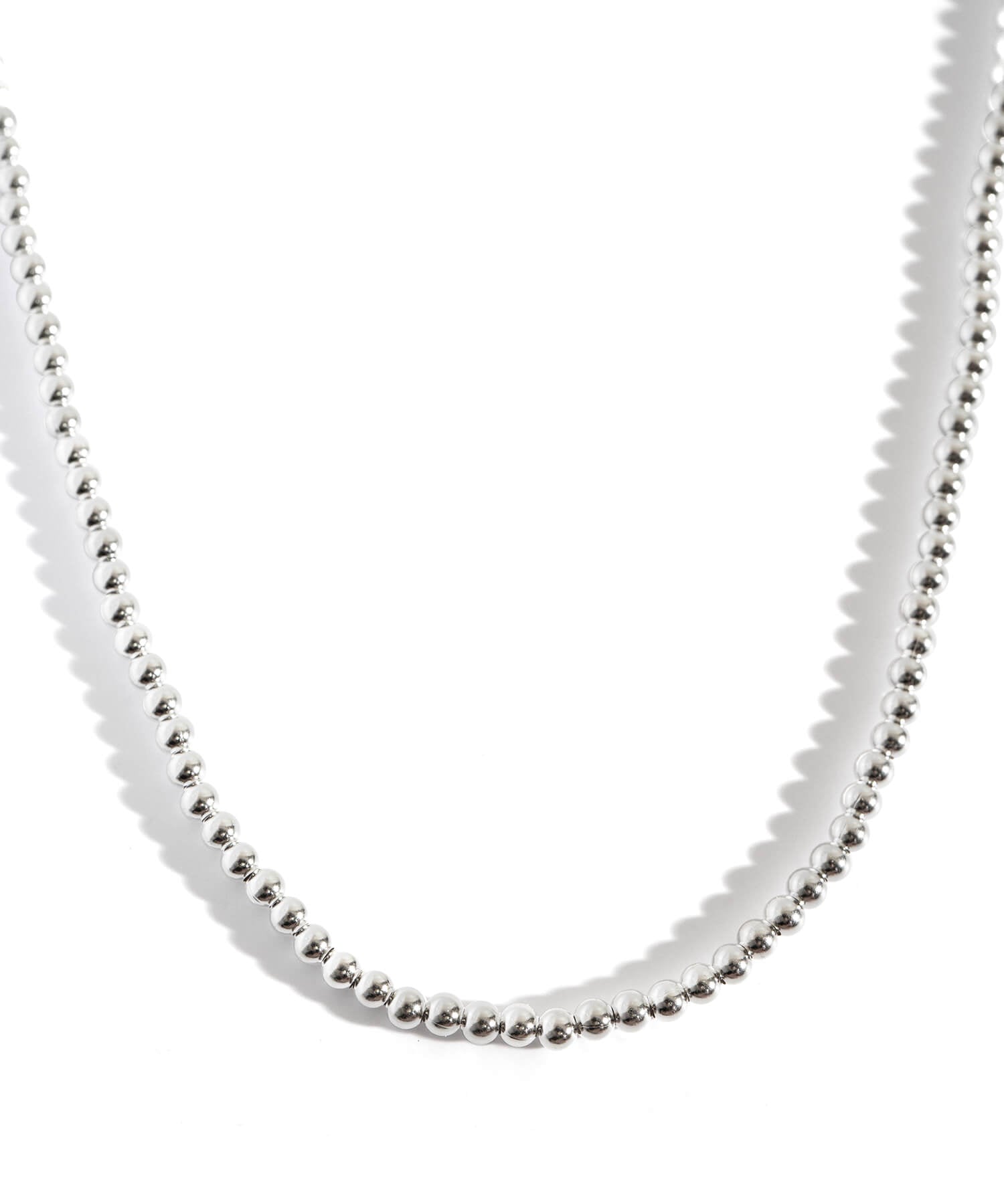 925 Sterling Silver Milli Grain Choker Necklace | PALMYLA-CHOKER