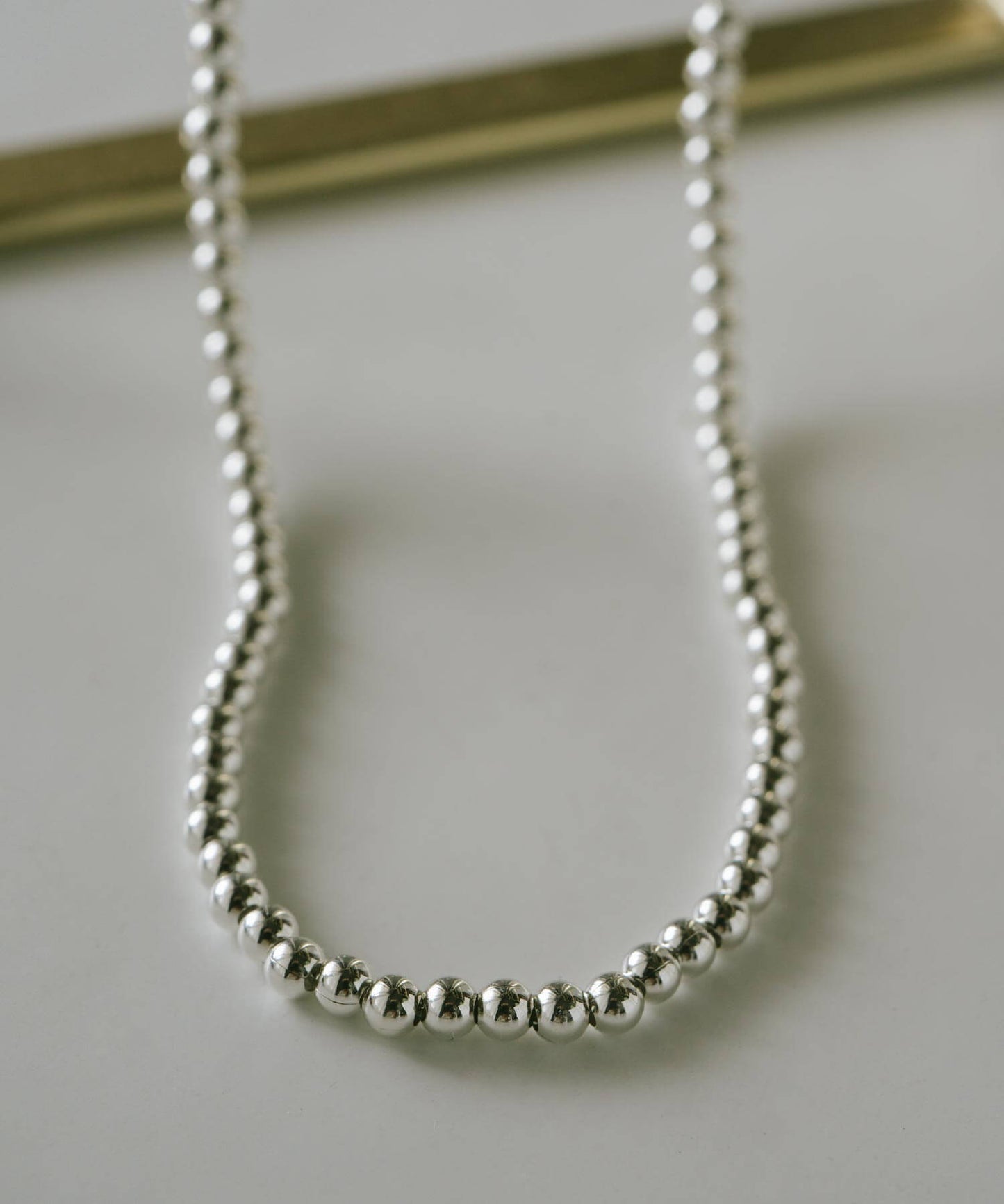 Silver925 Ball Chain Necklace | PALMYLA-MIDDLE NECKLACE