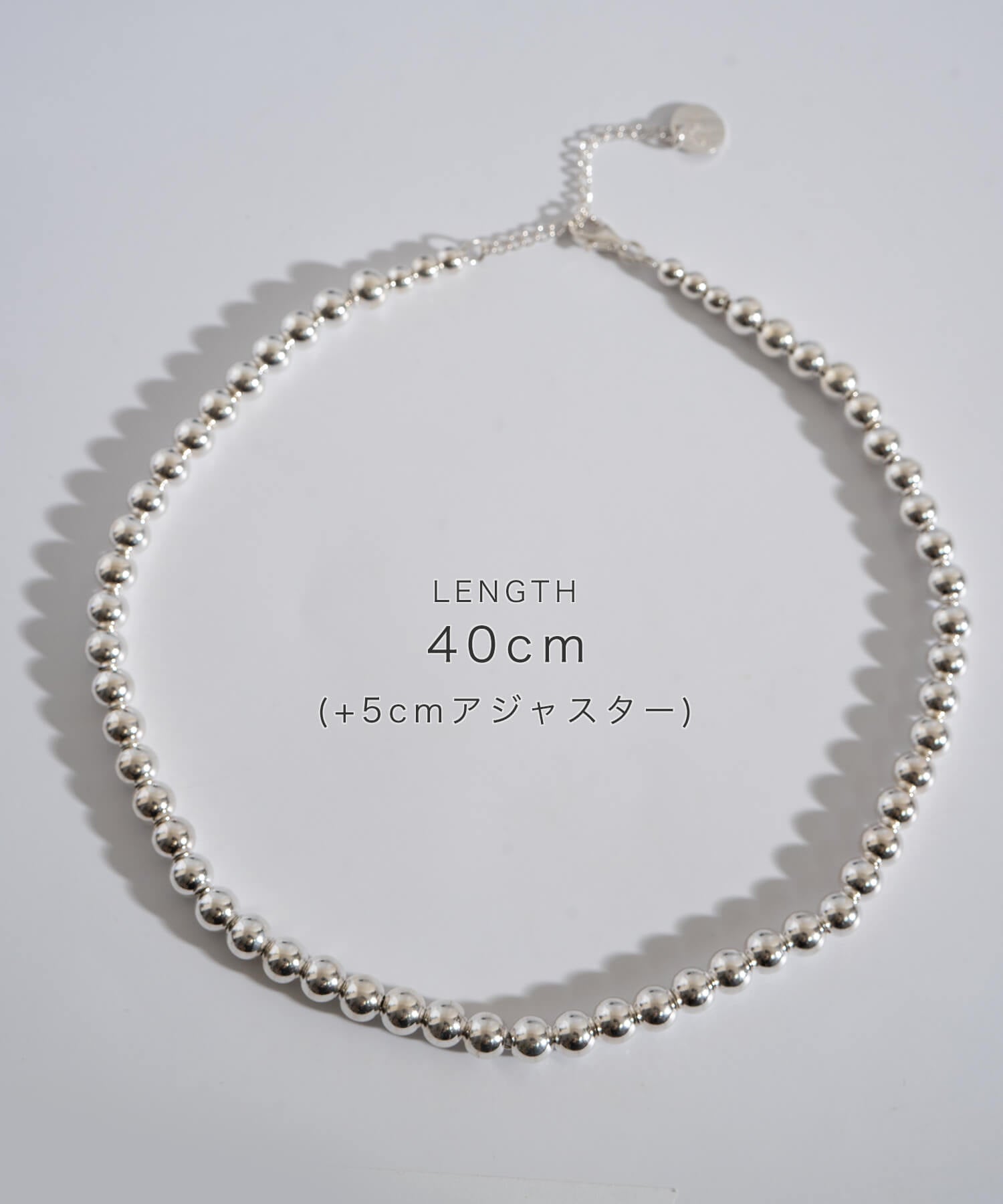 Necklace length 40cm with a 5cm adjuster chain