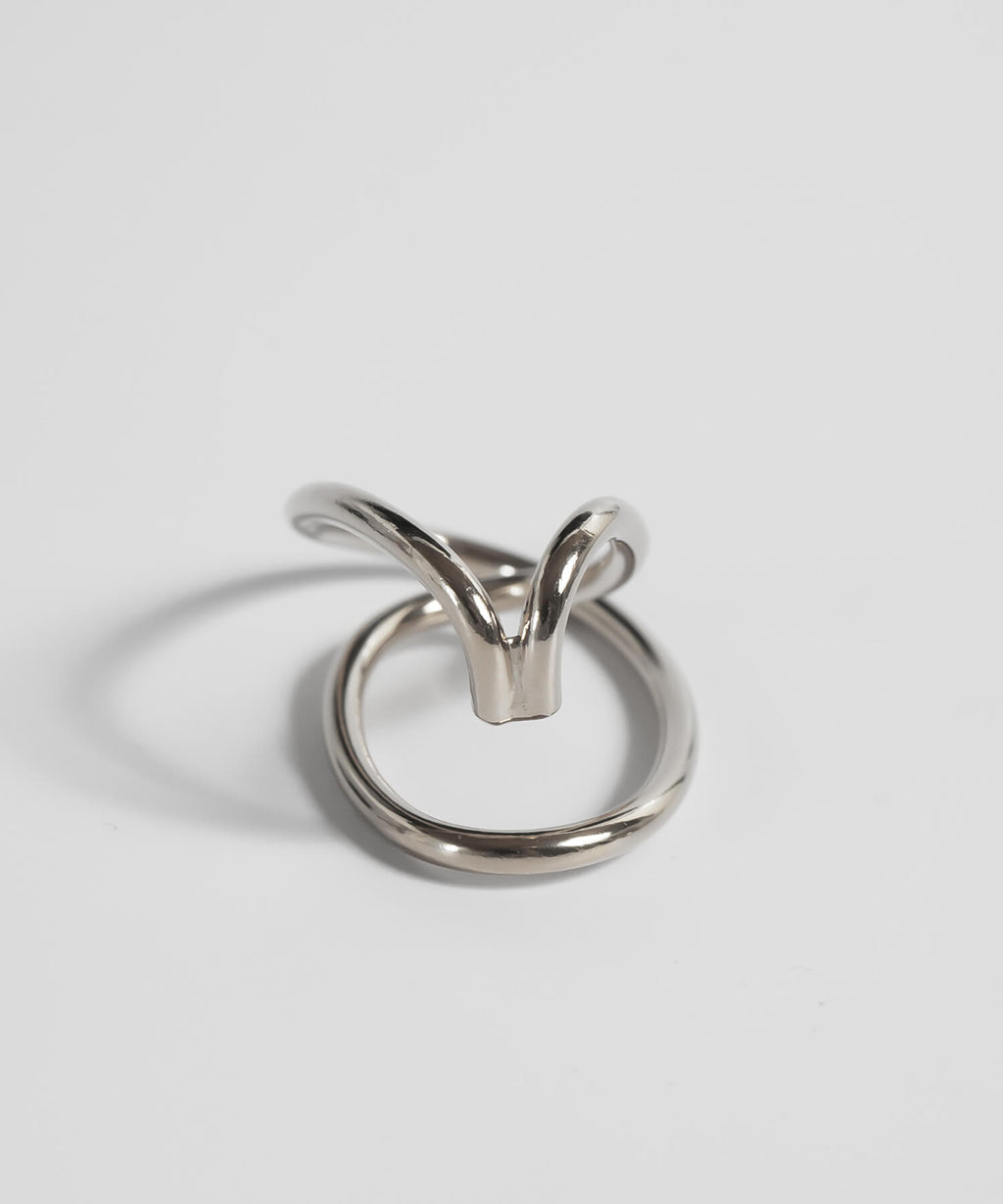 18K Gold Plated Sterling Silver Obal Oblong Earcuff | PALUNI