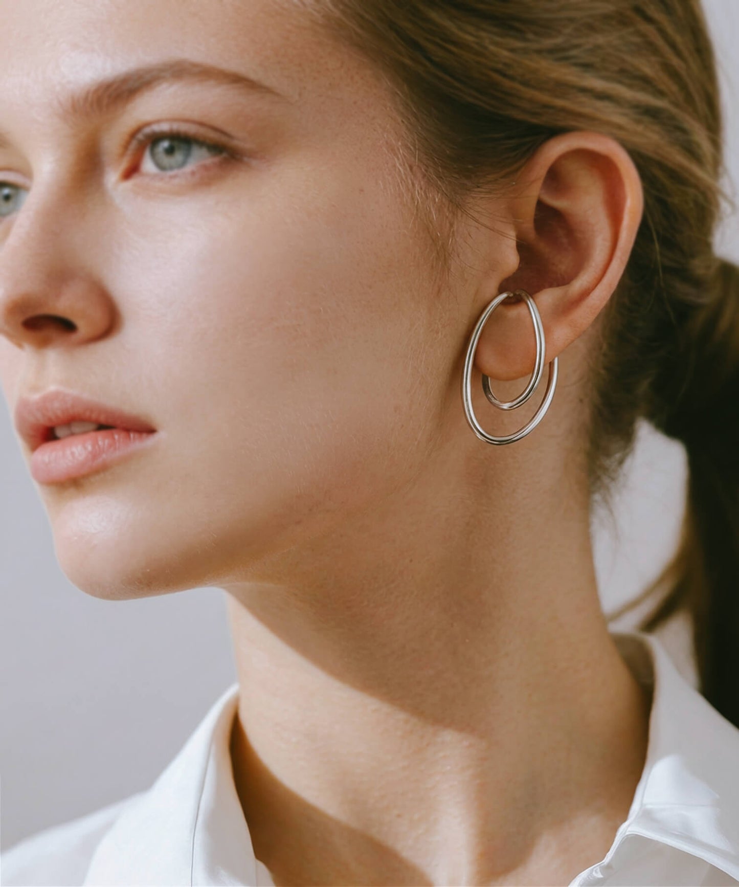 Silver925 Obal Oblong EarCuff | PALUNI