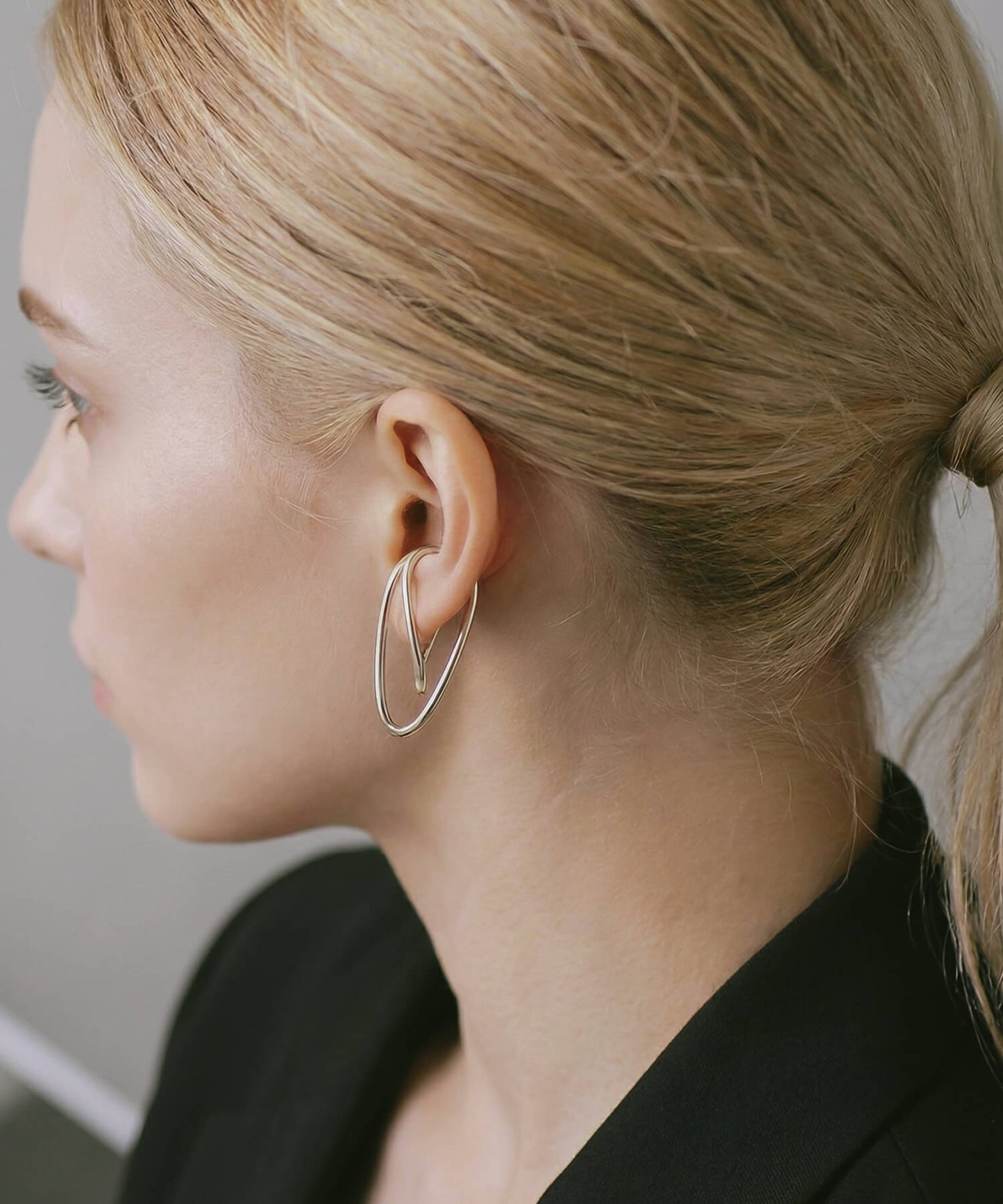 Silver925 Obal Oblong EarCuff | PALUNI