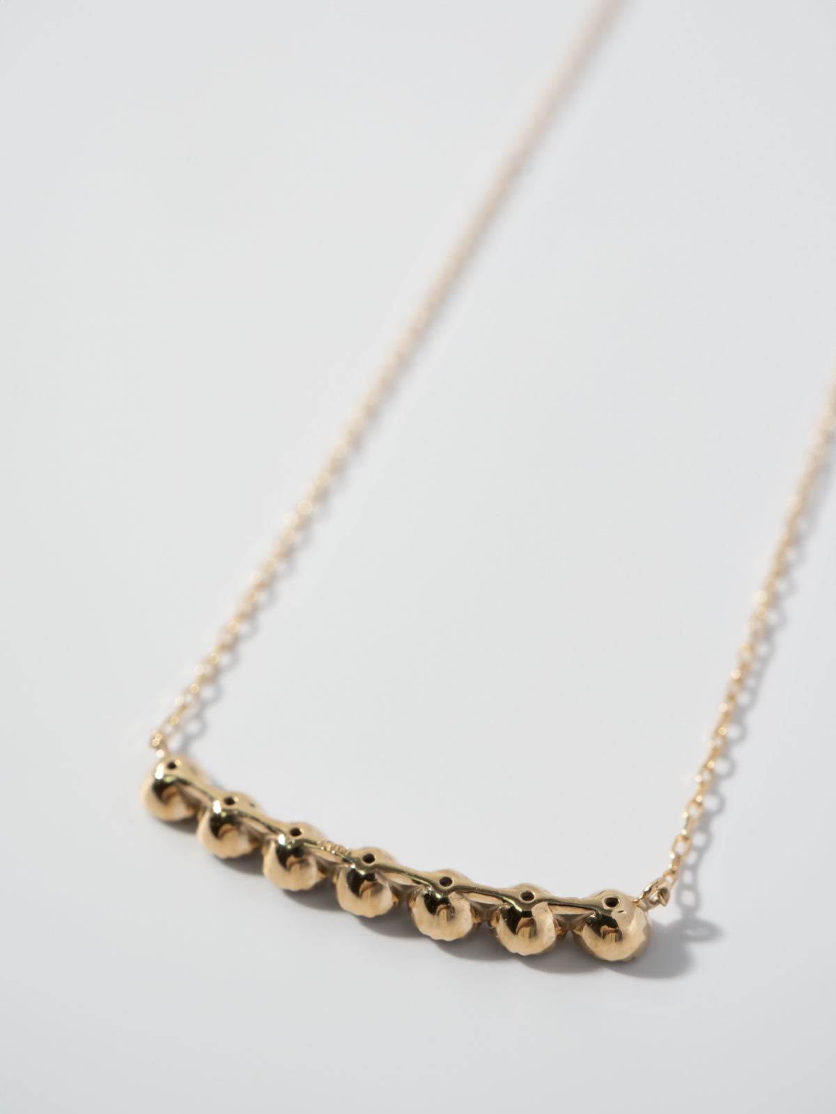 K10 Iolite Round Line Necklace | PALVE-SEPTET