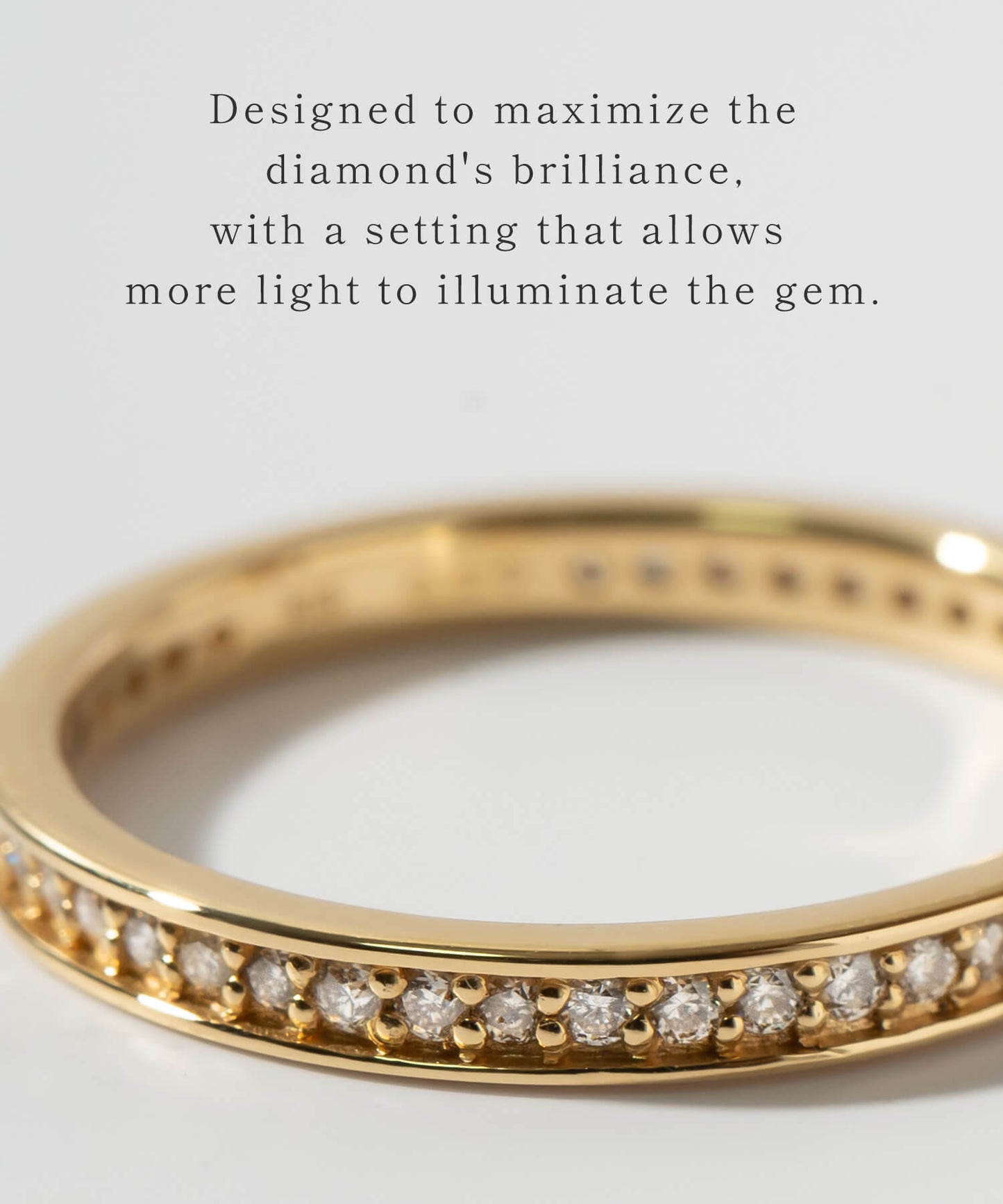 Diamond Full Eternity Ring | PALVE ETERNA