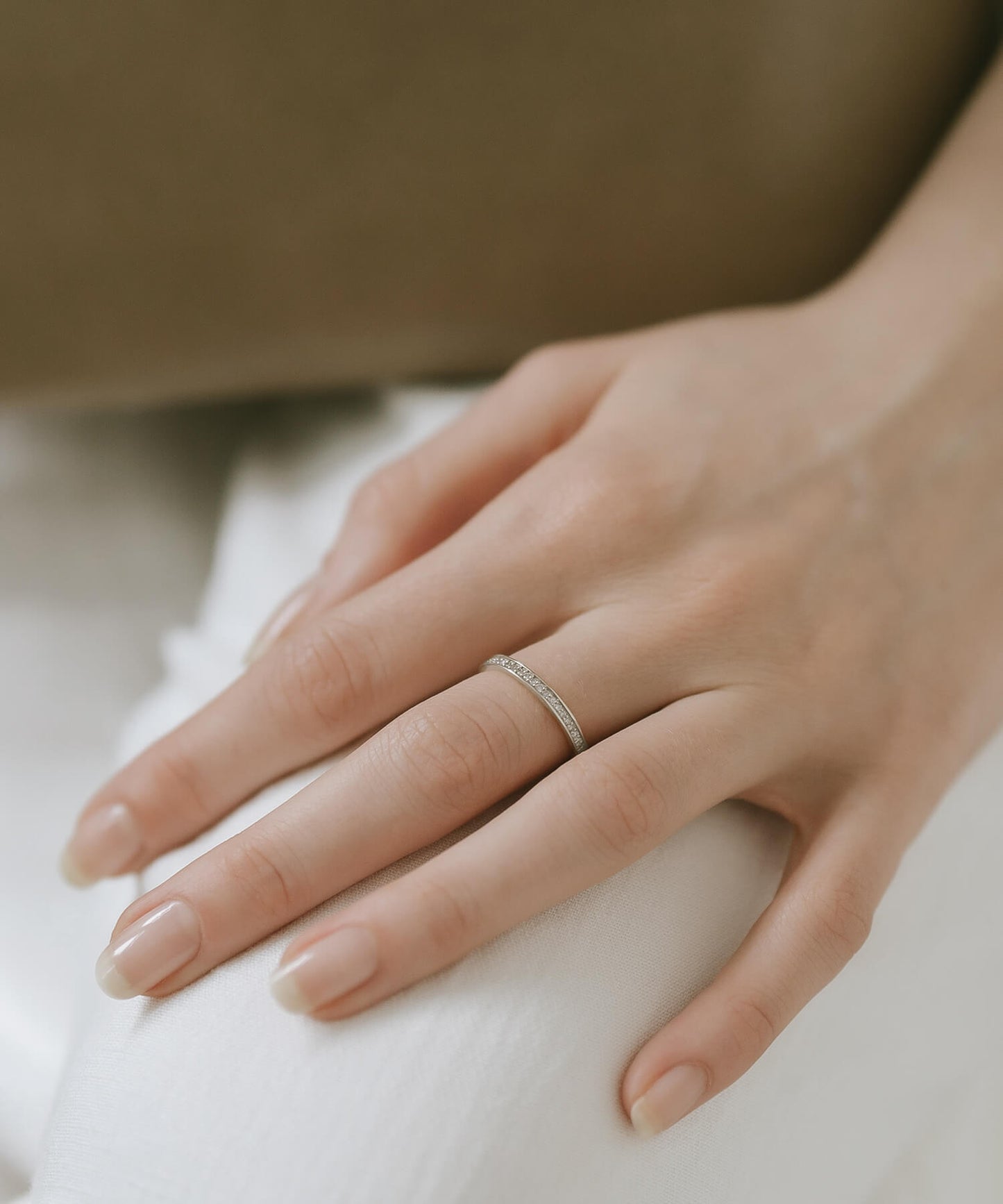 Diamond Full Eternity Ring | PALVE ETERNA