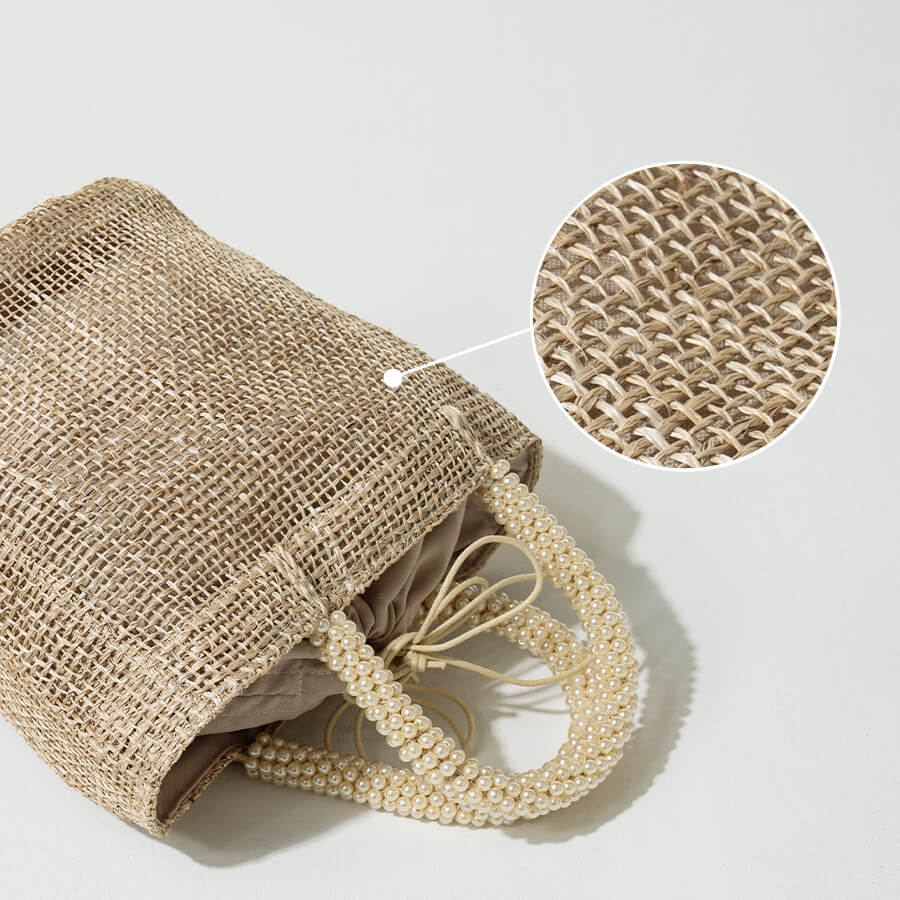 Pearl Handle Abaca Bag | PAVINE