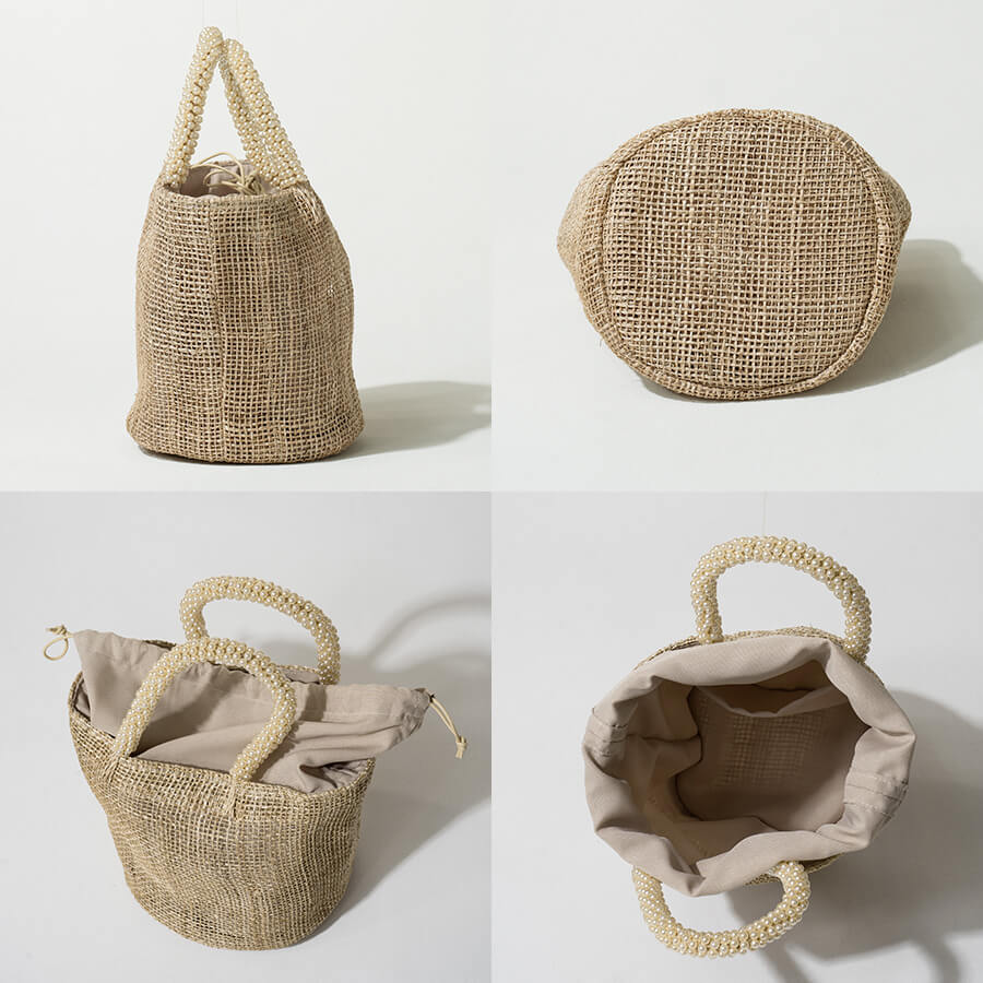 Pearl Handle Abaca Bag | PAVINE