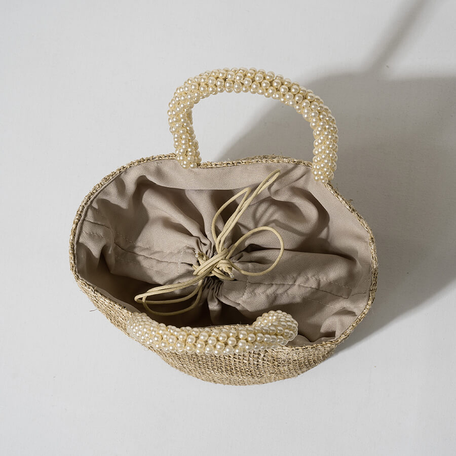 Pearl Handle Abaca Bag | PAVINE