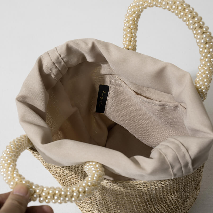 Pearl Handle Abaca Bag | PAVINE