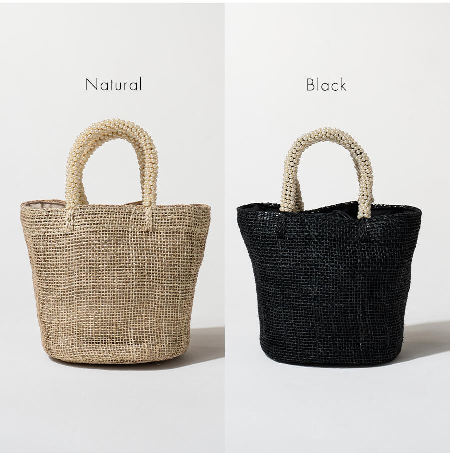 Pearl Handle Abaca Bag | PAVINE