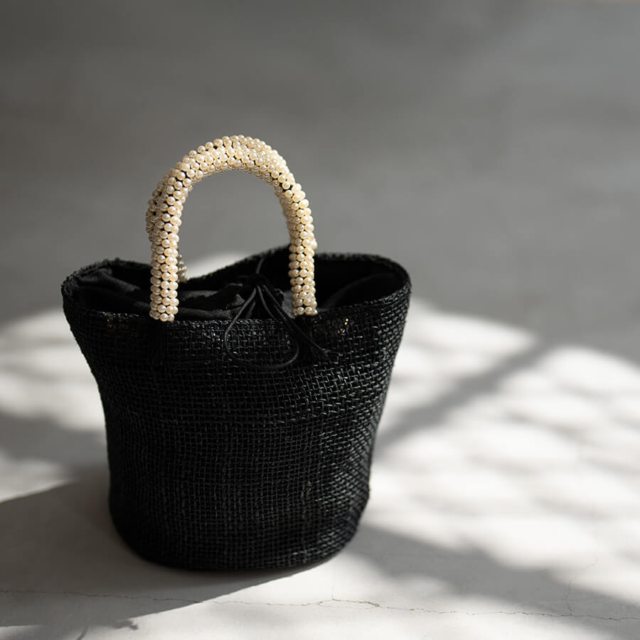 Pearl Handle Abaca Bag | PAVINE