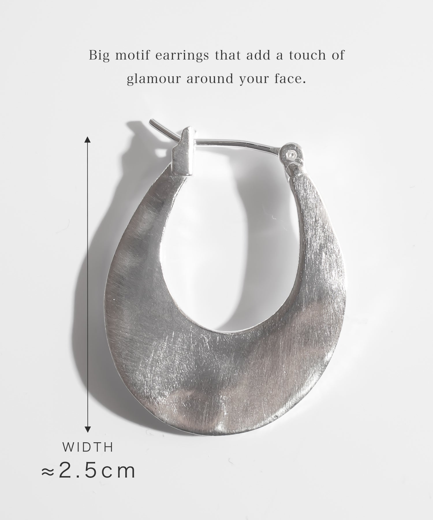 18K Gold Plated Sterling Silver Horse Shoe Hoop Earrings | PEDOL