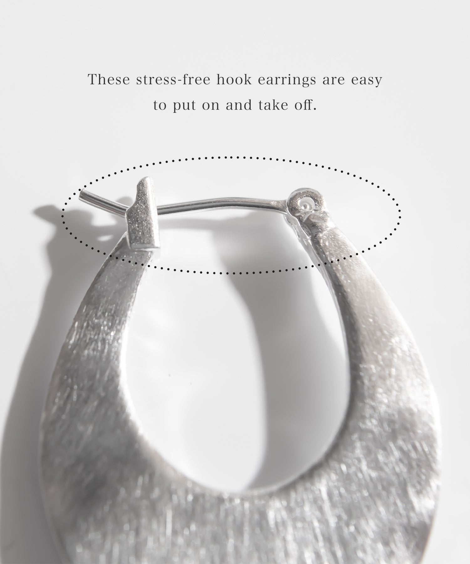 18K Gold Plated Sterling Silver Horse Shoe Hoop Earrings | PEDOL