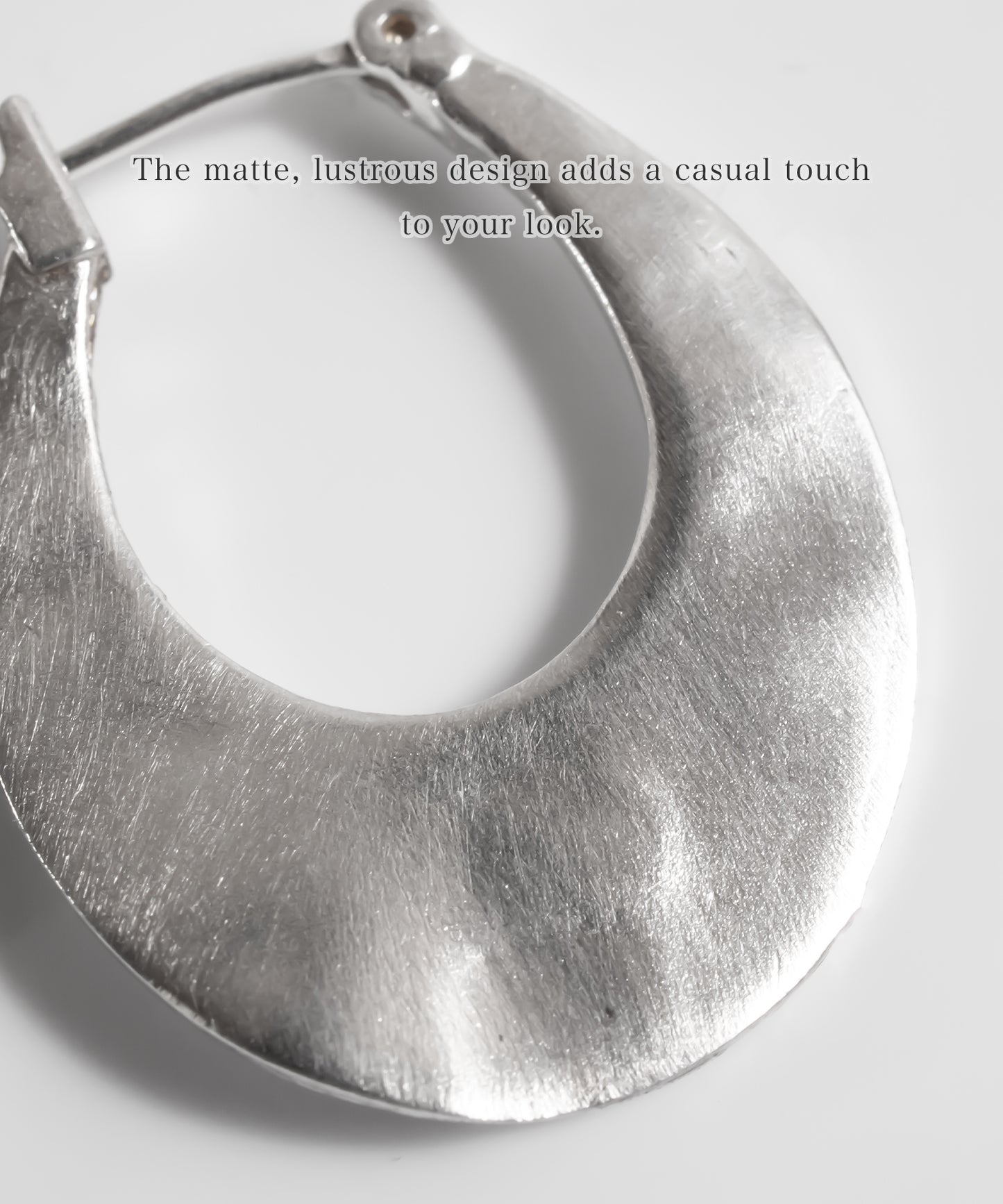 Silver925 Horse Shoe Hoop Earrings | PEDOL