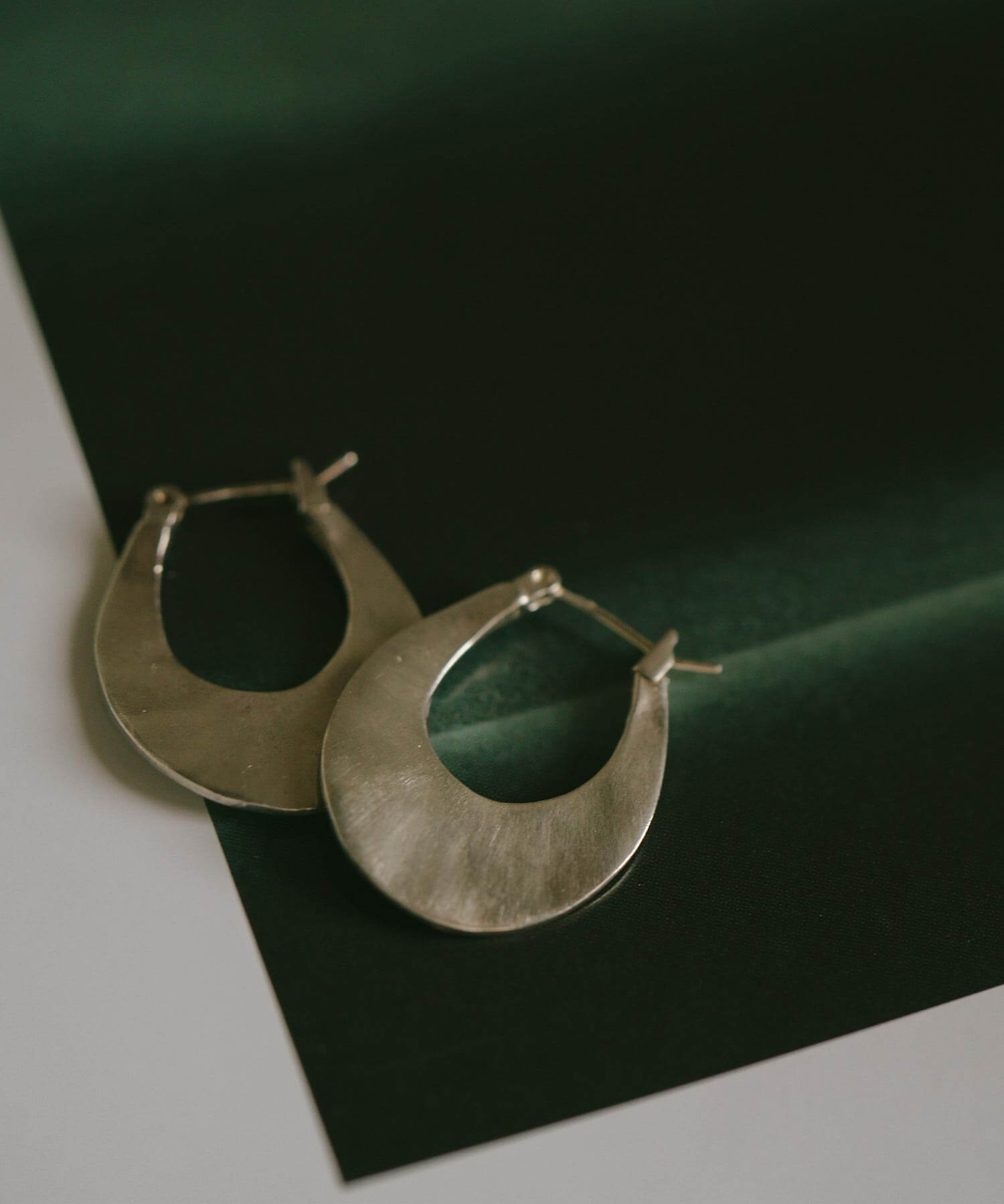 18K Gold Plated Sterling Silver Horse Shoe Hoop Earrings | PEDOL