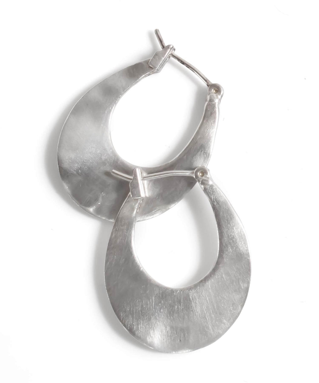 18K Gold Plated Sterling Silver Horse Shoe Hoop Earrings | PEDOL