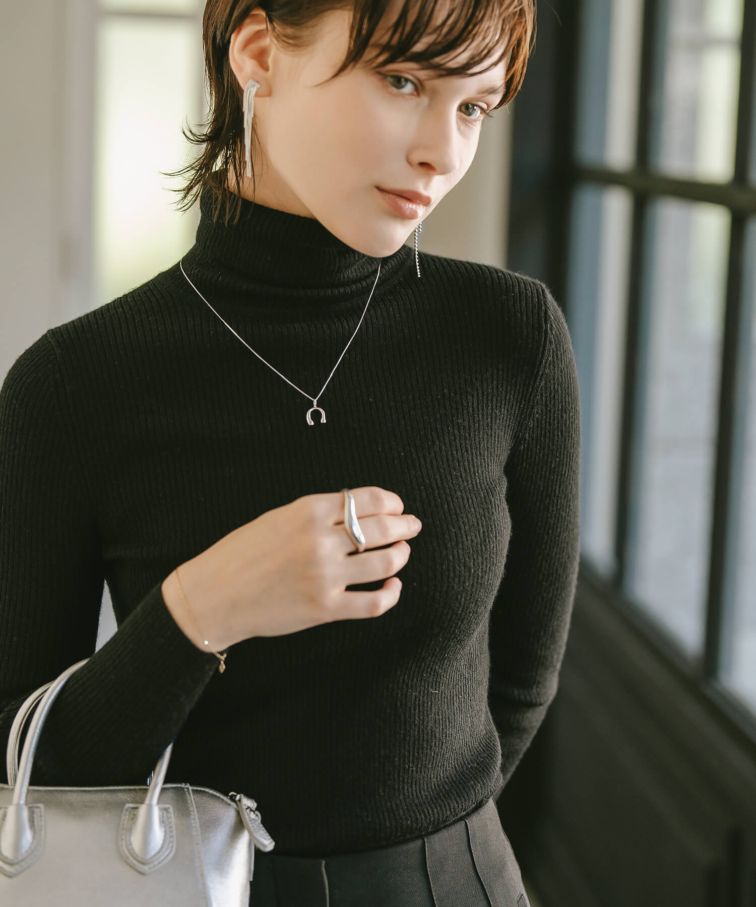 18K Gold Plated Sterling Silver Horseshoe Necklace | PEDOL