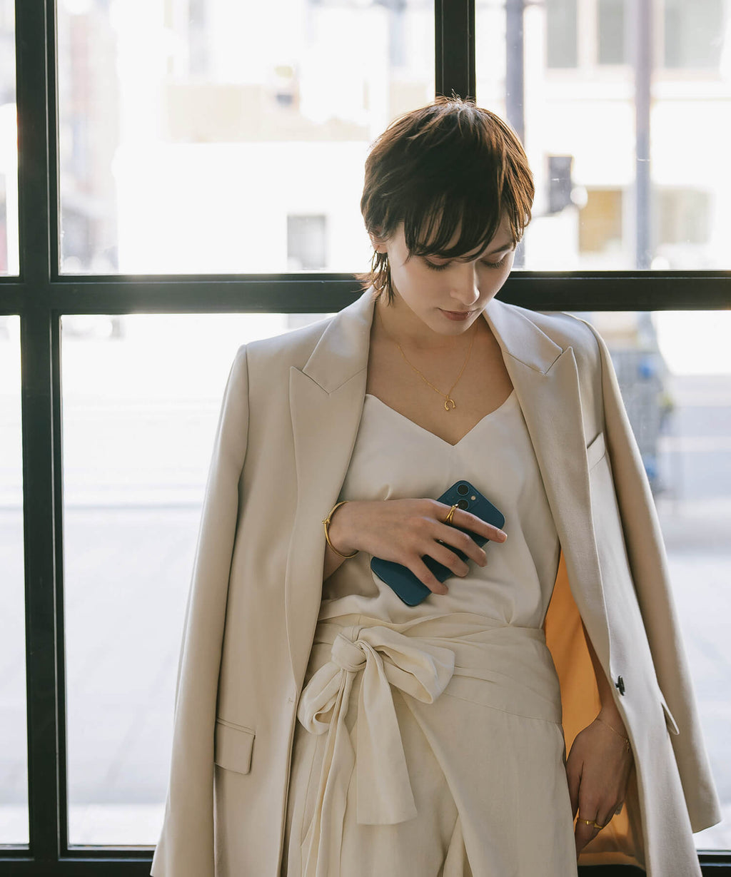 18K Gold Plated Sterling Silver Horseshoe Necklace | PEDOL