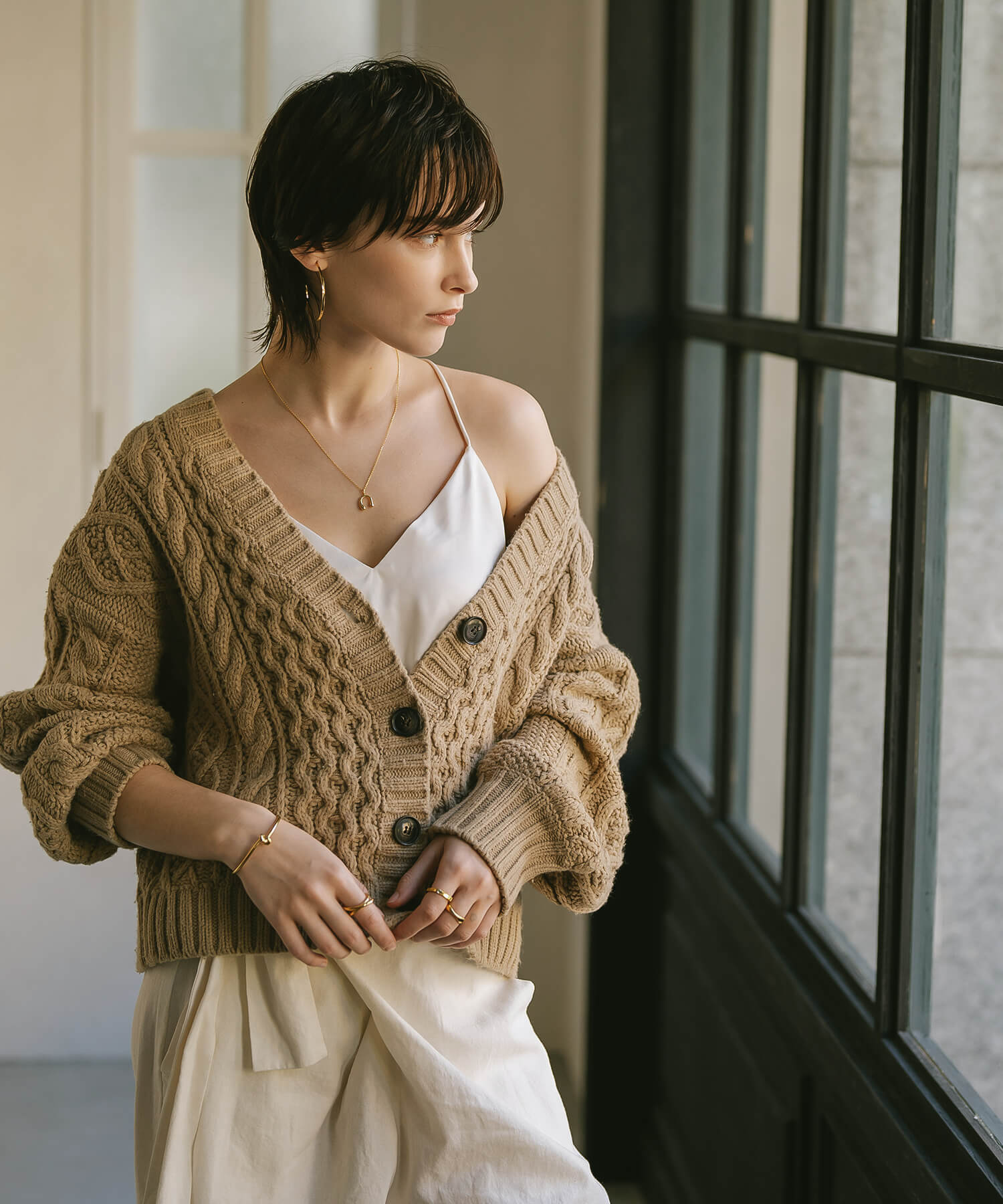 18K Gold Plated Sterling Silver Horseshoe Necklace | PEDOL