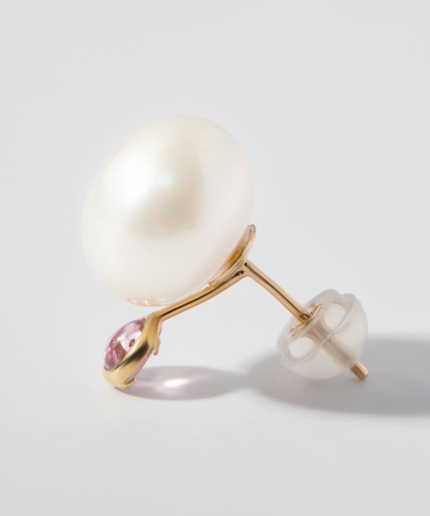 K10 Pearl and Gemstone Drop Earrings | PERLE-STILLA-PE