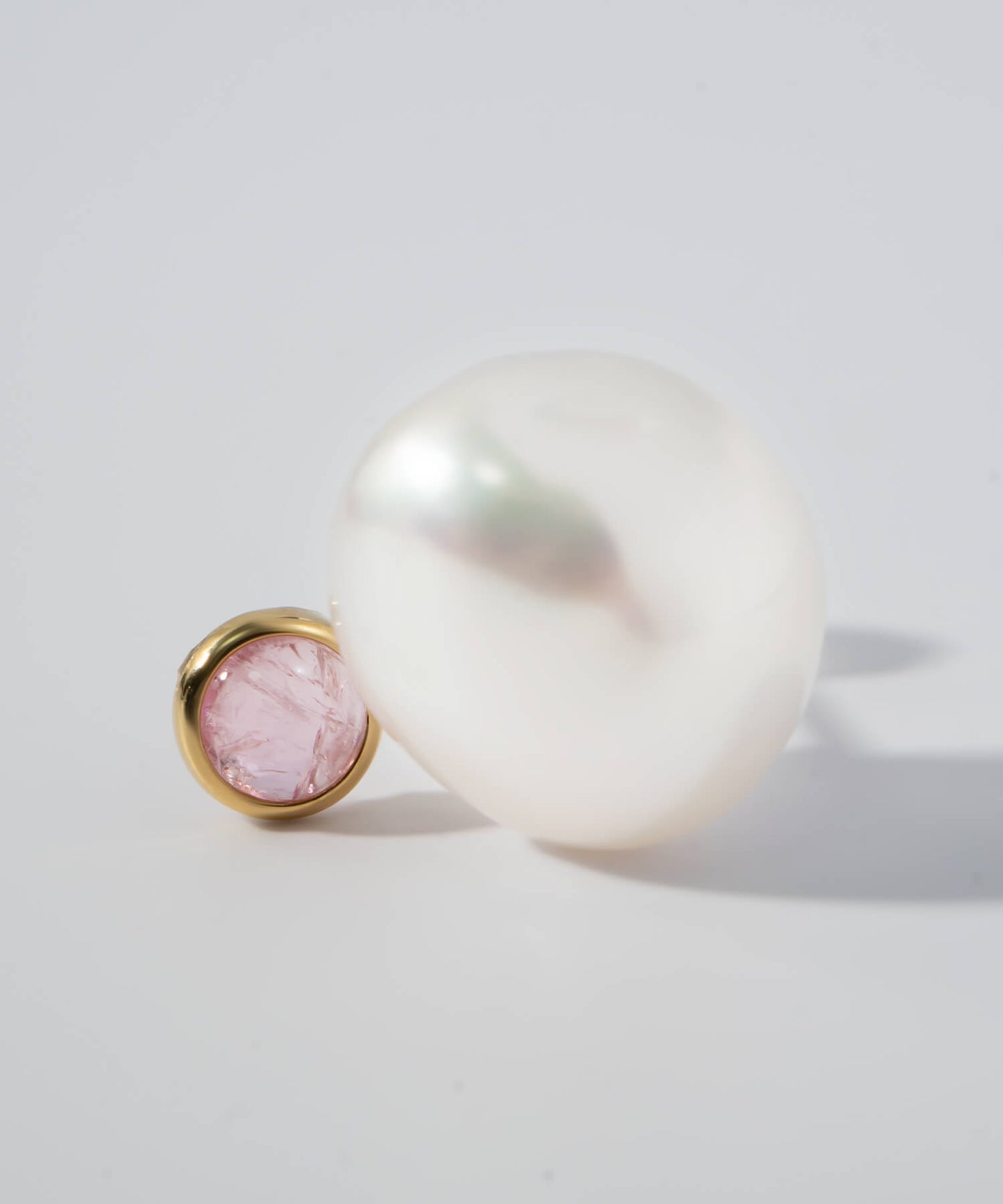 K10 Pearl and Gemstone Drop Earrings | PERLE-STILLA-PE