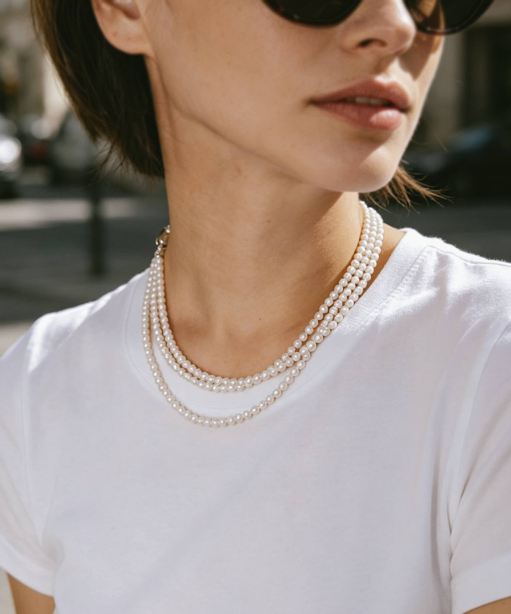 Freshwater Pearl Long Necklace | PERLE-LODIA