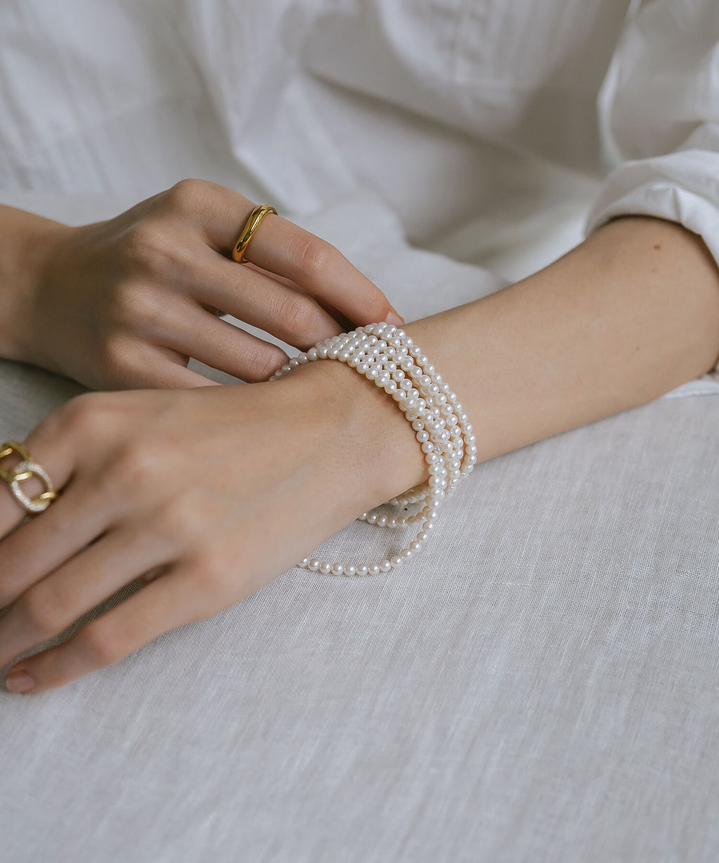 Freshwater Pearl Long Necklace | PERLE-LODIA
