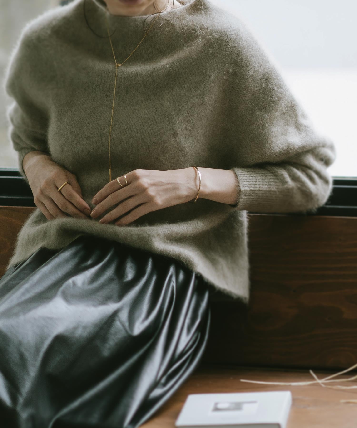18K Gold Plated Sterling Silver Elegant Slim Plane Bangle | PIANTA