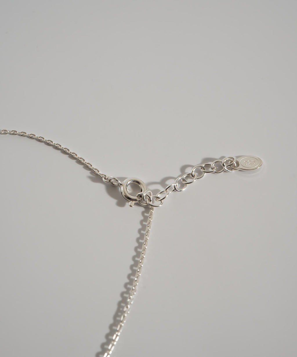 925 Sterling Silver Asymmetric Heart Necklace | PALNE