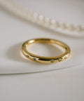 White Topaz Round Ring | PRABAH