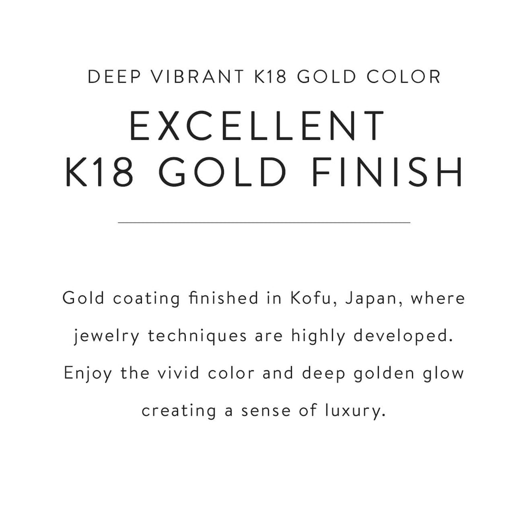 18K gold plating quality badge