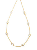 18K Gold Plated Sterling Silver Dewline Choker Necklace | QUINELLE