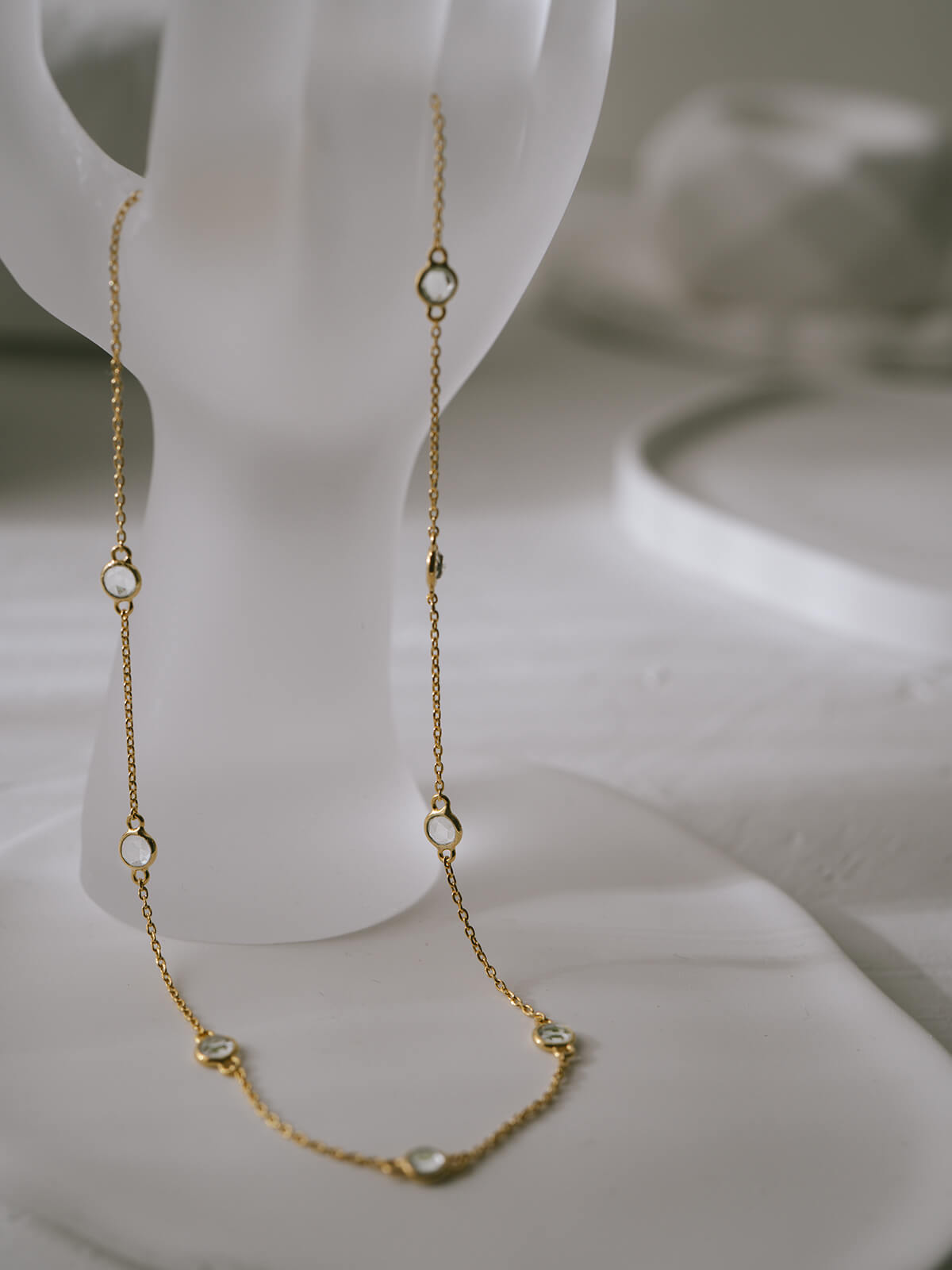 Silver925　Dewline Choker Necklace | QUINELLE