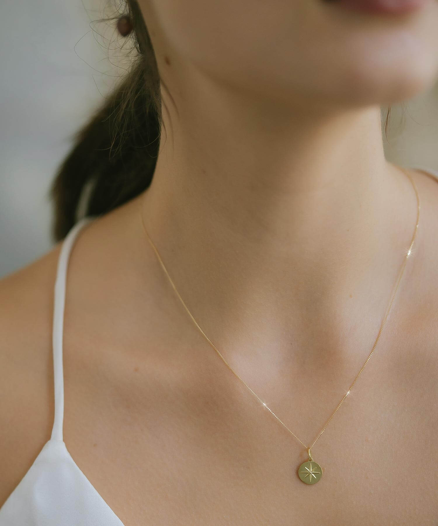 10K Gold Ancient Lion Coin Necklace | RAFOLIO-LEONE