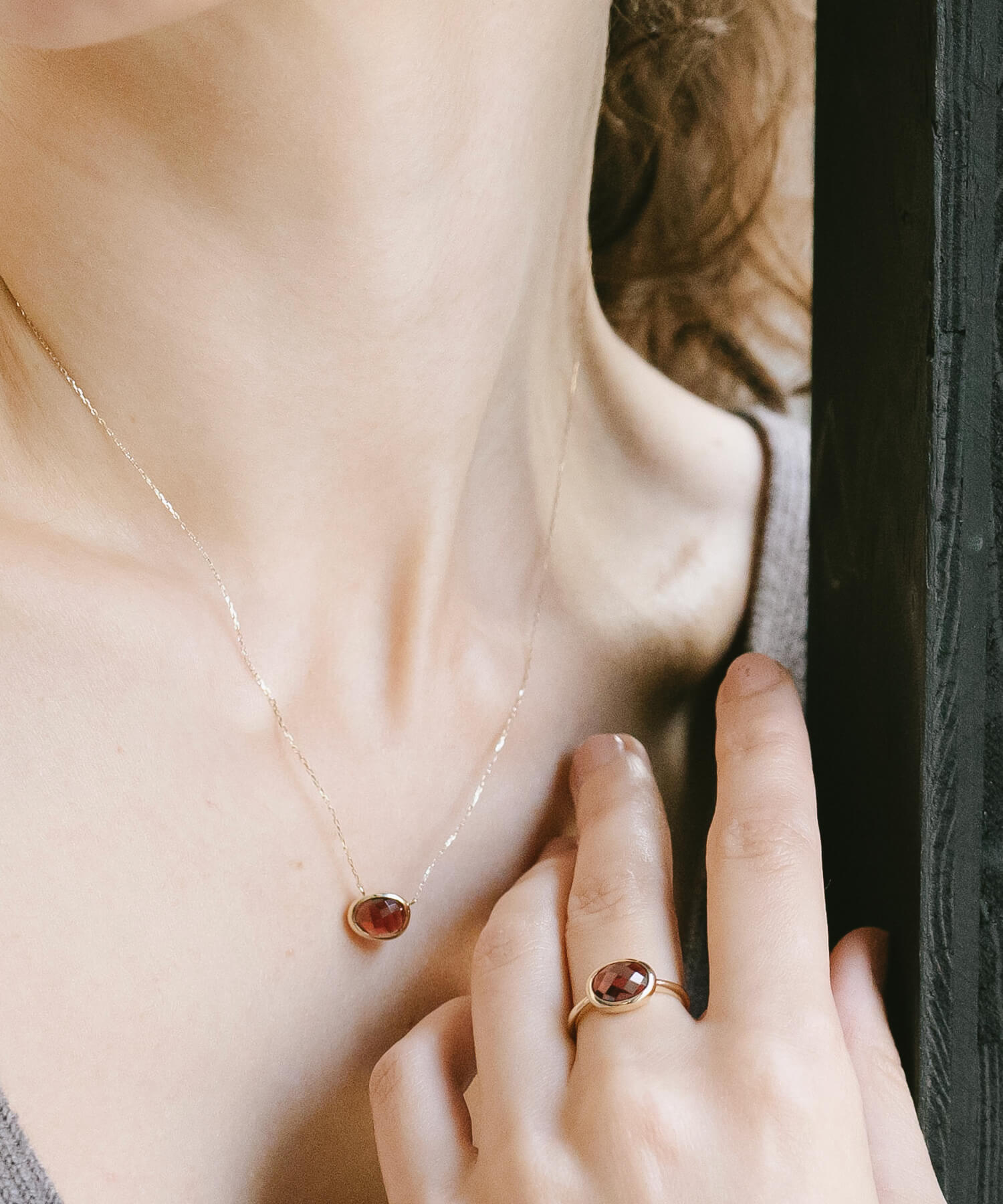 Checkerboard Cut Gemstone Ring | GLOA-ETT